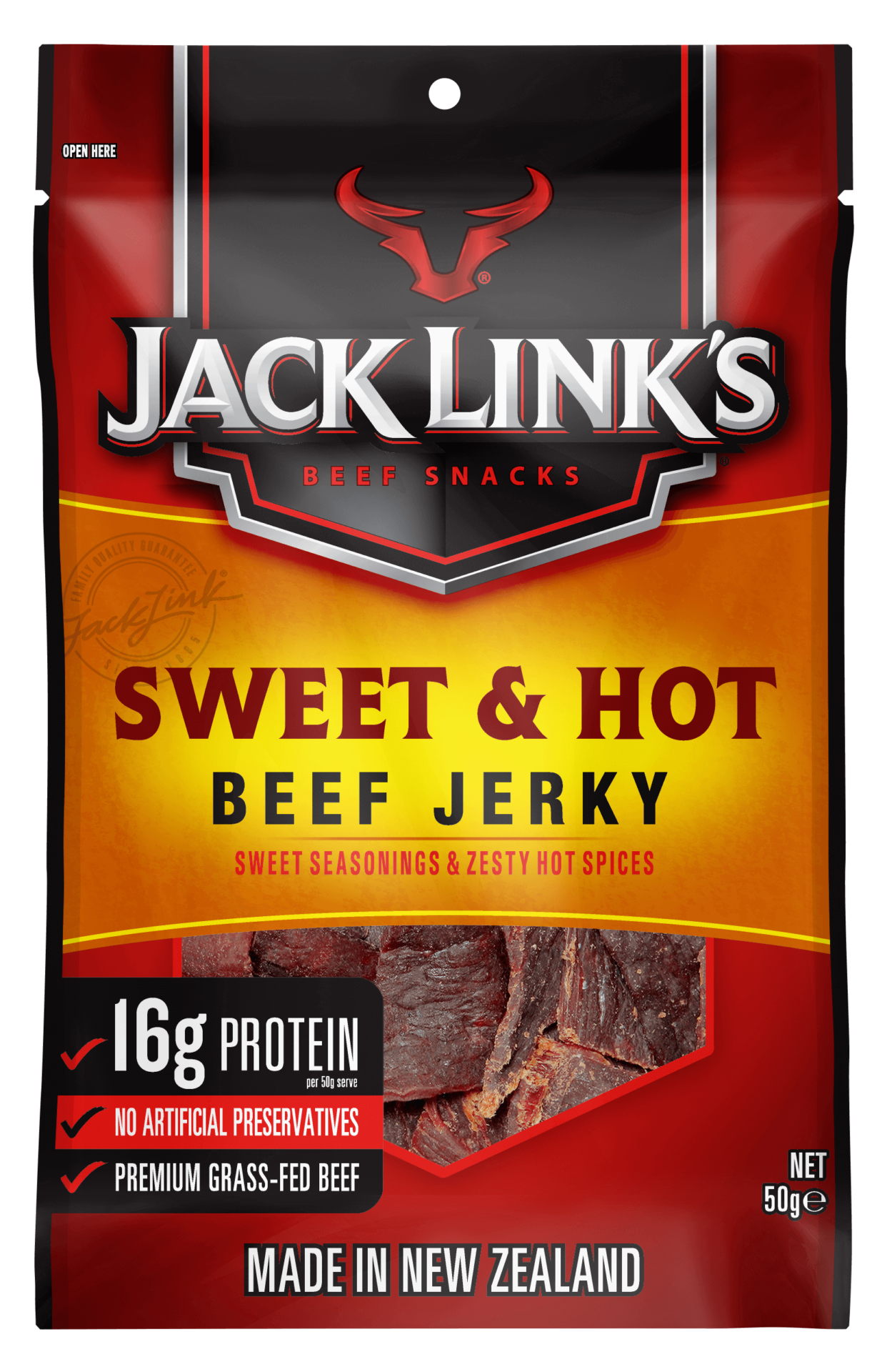 3D Pouch 50g Jerky Sweet and Hot 2350 e1656525242897